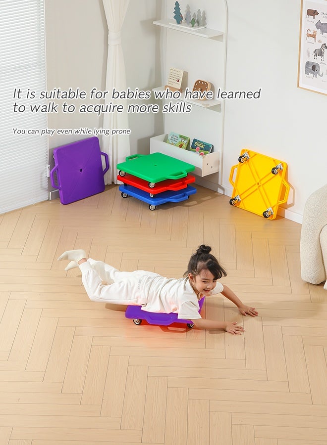 JSAITOYS Multi-functional Children's Sit & Ride Scooter (Parent-Child Interaction/Fun Gliding) - Size 40×30cm - Image 2